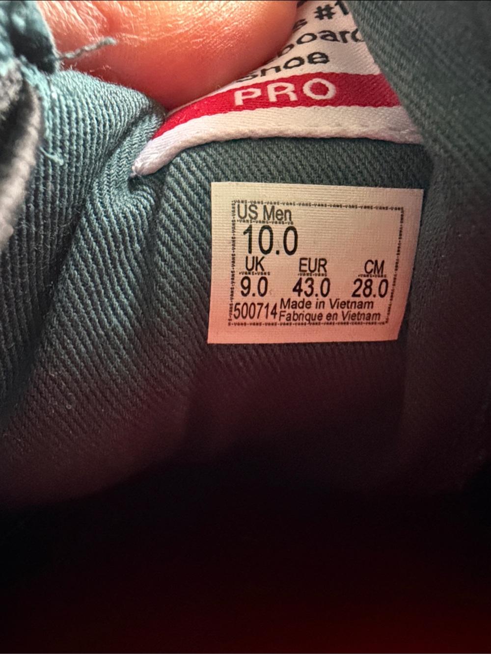 VANS Chima Pro 2 Canvas, Prime Atlantic - Picture 5 of 6